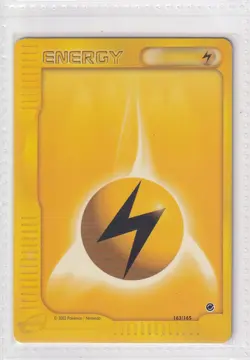 (LP) Lightning Energy 163/165 Expedition E-Series Pokemon Card - Image 1