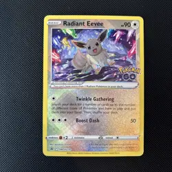 Radiant Eevee SWSH230 SWSH: Sword & Shield Promo Cards Holo NM - Image 1