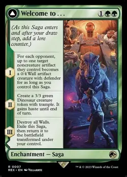 Welcome to . . . // Jurassic Park * FOIL * - REX Jurassic World Collection - Image 1