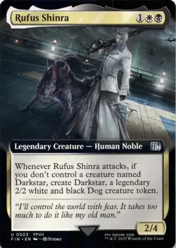 Rufus Shinra EXTENDED ART Final Fantasy Magic MTG NM - Image 1