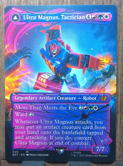 MTG😍 Ultra Magnus, Tactician (Shattered Glass) Transformers NEAR MINT 🎇 - Image 1
