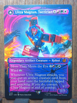 MTG😍 Ultra Magnus, Tactician (Shattered Glass) Transformers NEAR MINT 🎇 - Image 2