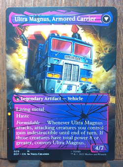MTG😍 Ultra Magnus, Tactician (Shattered Glass) Transformers NEAR MINT 🎇 - Image 3