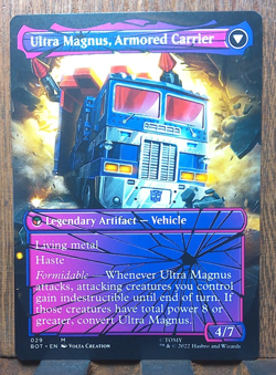 MTG😍 Ultra Magnus, Tactician (Shattered Glass) Transformers NEAR MINT 🎇 - Image 4