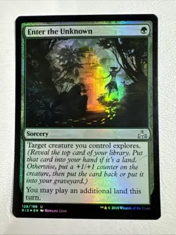 Enter the Unknown [Foil] LP #128 Uncommon MTG Rivals of Ixalan - Image 1