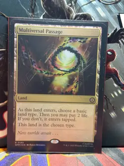 Multiversal Passage Foil Spider-Man Gem Mint MTG - Image 1