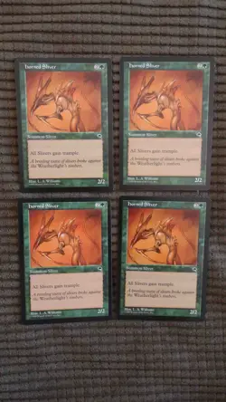 Magic: the Gathering / MtG Horned Sliver x4 Tempest - Image 1