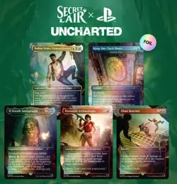 Secret Lair x Uncharted FOIL Edition Playstation Magic the Gathering MTG - Image 2