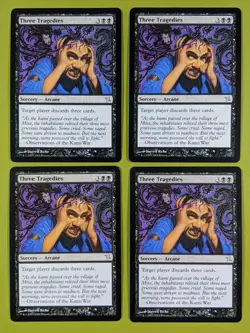 Three Tragedies x4 Betrayers of Kamigawa 4x Magic the Gathering MTG - Image 1