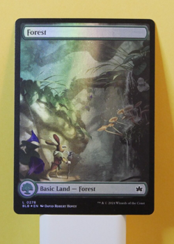 MTG BLB: Forest (Land) Extended Art Foil Bloomburrow 0278 - Image 1