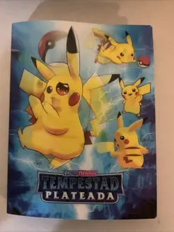 Holographic Pokemon Card Binder 120+Card Binder Cards Included Holo Rare Reverse - Image 2