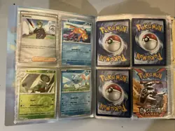 Holographic Pokemon Card Binder 120+Card Binder Cards Included Holo Rare Reverse - Image 3