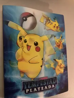 Holographic Pokemon Card Binder 120+Card Binder Cards Included Holo Rare Reverse - Image 5