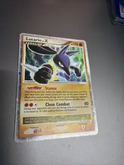 Pokemon TCG Lucario DP12 Holo Black Star Promo Lp Condition - Image 3