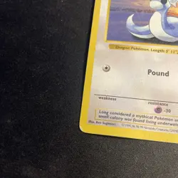 Dratini [Shadowless] #26 Pokemon Base Set [MP] - Image 3