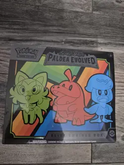 Pokemon TCG Scarlet & Violet Paldea Evolved Elite Trainer Box (ETB) Sealed - Image 1