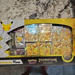 Pokemon TCG Celebrations 25th Anniversary Pikachu V-Union Special Collection Box - Image 1