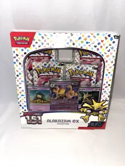 Pokemon Scarlet and Violet Pokemon 151 Alakazam Ex Collection sealed - Image 1