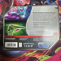 Pokemon TCG Paradox Clash Iron Leaves EX Sealed Tin - Image 2
