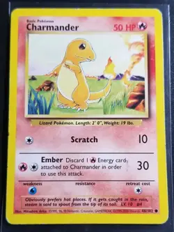 Pokemon TCG Base Set Starter Lot Bulbasaur Charmander Squirtle mixed condition - Image 4