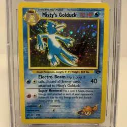 Pokemon TCG Misty's Golduck #12 Gym Challenge Holo Rare 2000 CGC 8.5 - Image 2
