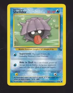 1999 Pokemon TCG Base Set Shellder #54/62 - Image 1
