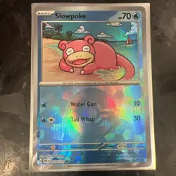 Pokemon Slowpoke Poke Ball Reverse 018/131 PRE Prismatic Evolutions NM - Image 1