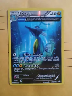 Pokemon TCG Kingdra Primal Clash 108/160 Reverse Holo Holo Rare - Image 1