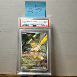 Eevee Pokemon Center Exclusive 173 Scarlet & Violet Black Star Promo PSA 9 - Image 1