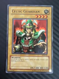Yugioh Celtic Guardian LOB-007 Super Rare Unlimited MP/HP - Image 1