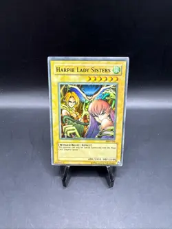 YuGiOh Harpie Lady Sisters MRD-009 Unlimited Heavy/Max Fade Misprint/Error - Image 1