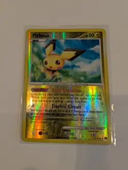 Pokemon TCG EX Emerald Pichu Reverse Holo Card 45/100 Stormfront - Image 1
