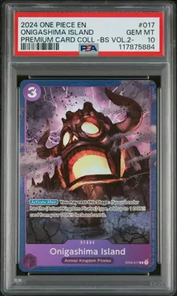 Onigashima Island PSA 10 (Premium Card Collection Vol. 2-) ST04-017 C One Piece - Image 1