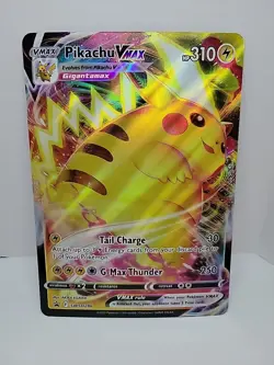 Pokemon TCG Pikachu VMAX SWSH286 Oversized Jumbo Card Black Star Promo - Image 1