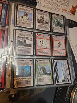 Star Wars CCG Complete Hoth Limited Black Border Set 162 Cards LP-NM - Image 5