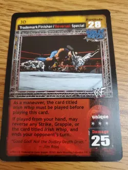 WWE WWF Raw Deal CCG - 3D Promo Card - Image 1