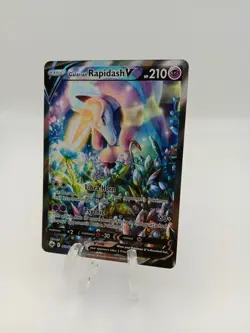 Galarian Rapidash V Full Art Holo Card 168/198 Chilling Reign POKEMON NM FRESH - Image 2
