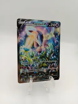 Galarian Rapidash V Full Art Holo Card 168/198 Chilling Reign POKEMON NM FRESH - Image 3