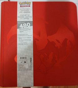 Charizard 12-Pocket Zipper PRO Binder | Ultra Pro Elite Series | Holds 480 Cards - Image 2