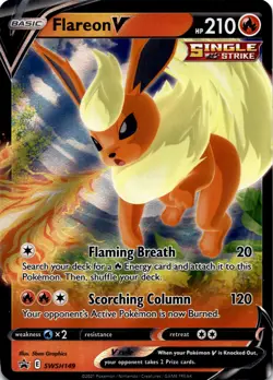 Flareon V Promo SWSH: Sword & Shield Promo Cards SWSH149 NM - Image 1