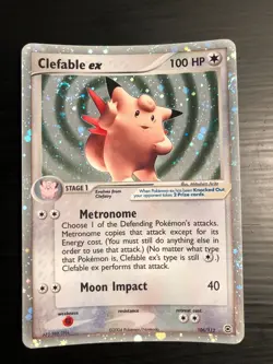 Clefable EX - Near Mint - Rare Holo - 106/112 - Fire Red Leaf Green Pokemon Card - Image 1