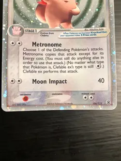 Clefable EX - Near Mint - Rare Holo - 106/112 - Fire Red Leaf Green Pokemon Card - Image 4