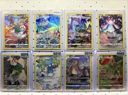 8 Card Pokemon Lot TG/GG Full Art - Flapple Milotic Altaria Smeargle Diancie - Image 1