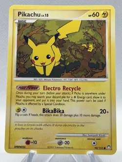 Pokemon Card Pikachu Mysterious Treasures Common 94/123 Near Mint - Image 1