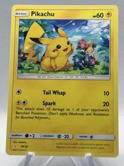 Pikachu 29/30 Trainer Kit: Lycanroc & Alolan Raichu Pokemon Card - Image 1