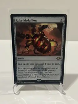 Ruby Medallion Modern Horizons 3 Magic The Gathering MTG Card - Image 1