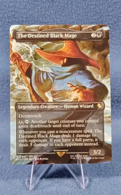 The Destined Black Mage (Borderless) Commander: Final Fantasy Regular - Image 1