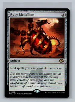 MTG, Ruby Medallion 295 NM Modern Horizons 3 - Image 1