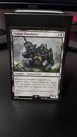 Magic The Gathering - MTG - NM - Pitiless Plunderer - Fallout - Image 1