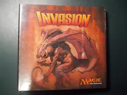 MTG Invasion 2000 Ultra Pro Binder 3 Ring Magic The Gathering - Image 1